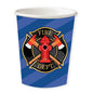 Firefighter Paper Cups Pack of 8