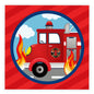 Firefighter Napkins Pack of 16