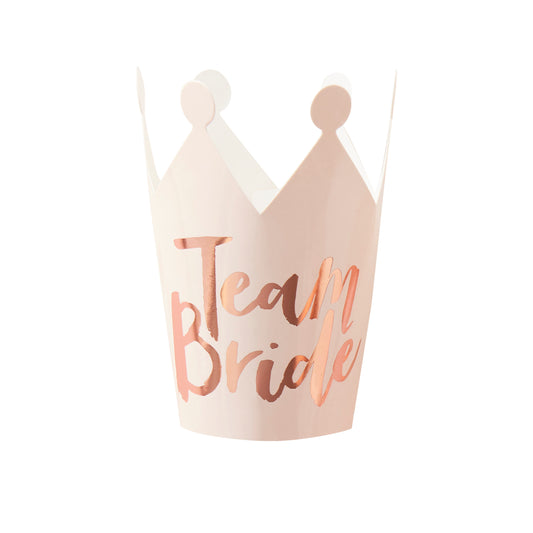 Team Bride Paper Crowns Pack of 5