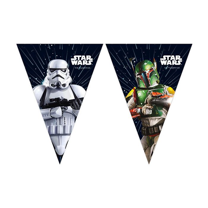 Star Wars Paper Flag Banner