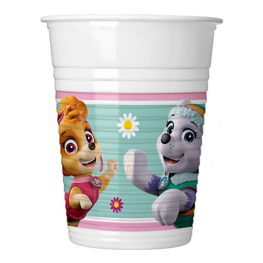 Paw Patrol Skye Plastic Cups Pack of 8