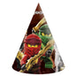 Lego Ninjago Paper Party Hats Pack of 6