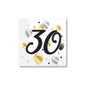 Milestone 30th Birthday Paper Napkins Pack of 20