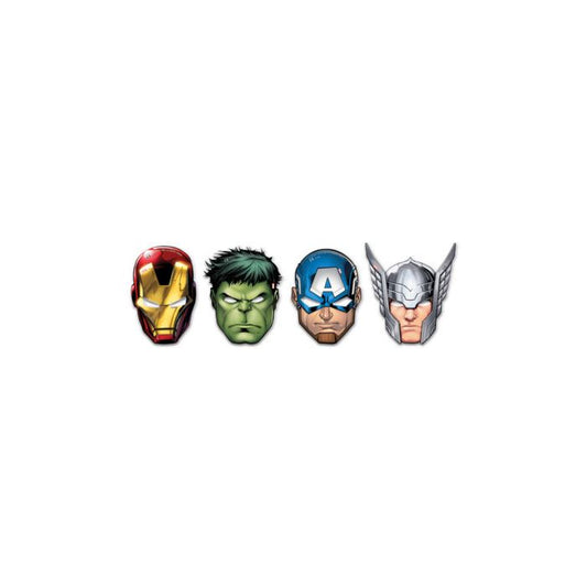 Avengers Paper Masks Pack of 6