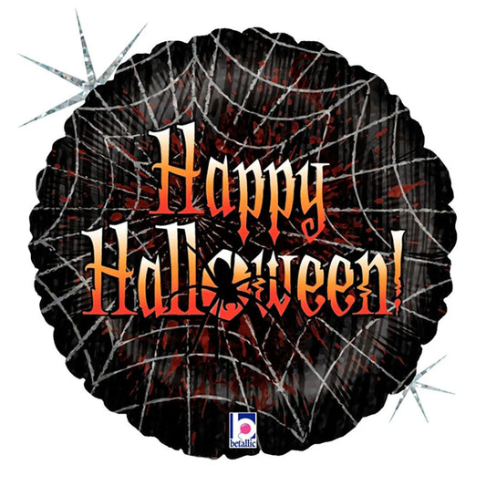 Happy Halloween Web 45cm Foil Balloon