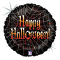 Happy Halloween Web 45cm Foil Balloon