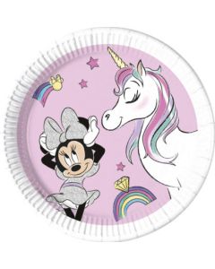 Minnie Mouse Unicorn Paper Plates Pack of 8