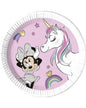 Minnie Mouse Unicorn Paper Plates Pack of 8