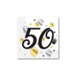 Milestone 50th Birthday Paper Napkins Pack of 20