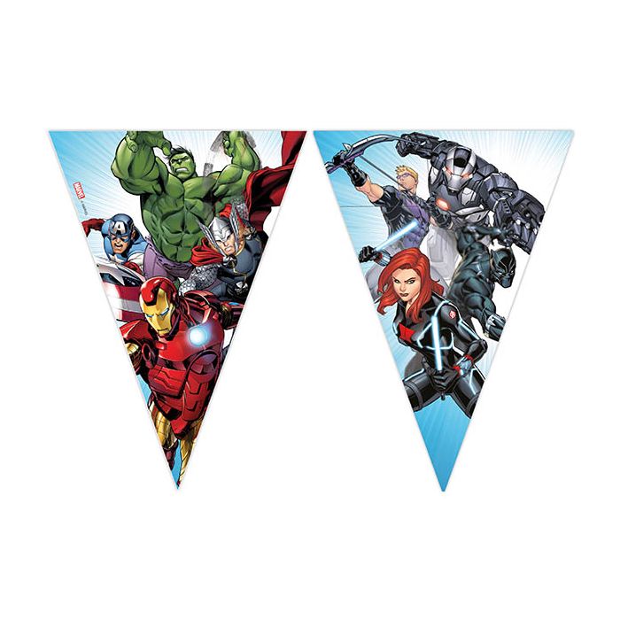 Avengers Plastic Flag Banner