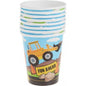 Construction Party Paper Cups Pack of 8