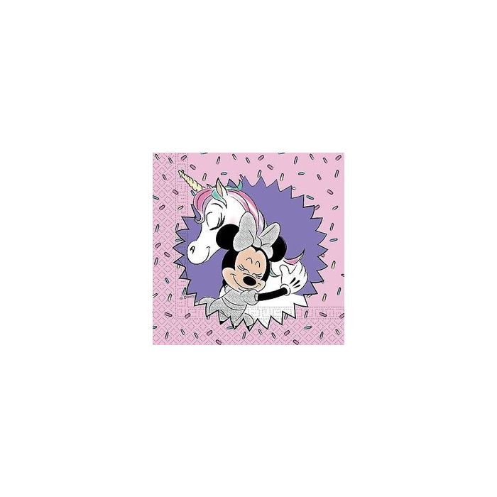 Minnie Mouse Unicorn Paper Napkins Pack of 20