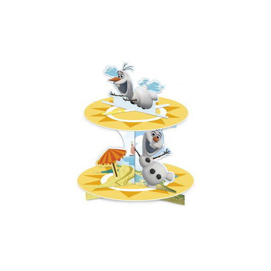 Olaf Summer Paper Cupcake Stand