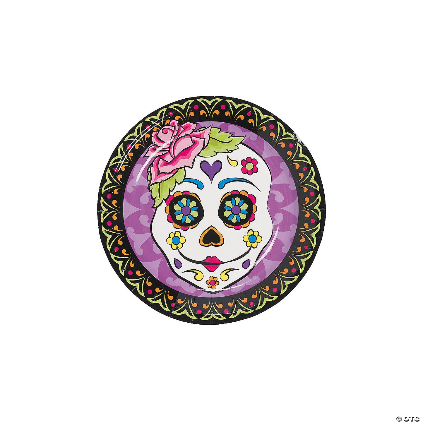 Day of the Dead Party Paper Dessert Plates Pack of 8