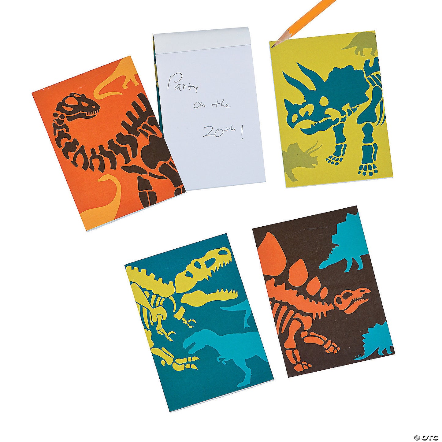 Dino Dig Notepads Pack of 12