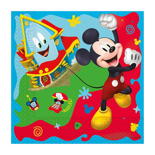 Mickey Mouse Paper Napkins Pack of 20