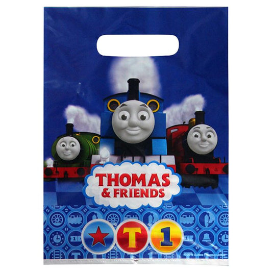 Thomas The Tank Engine Plastic Party Bags Pack of 6