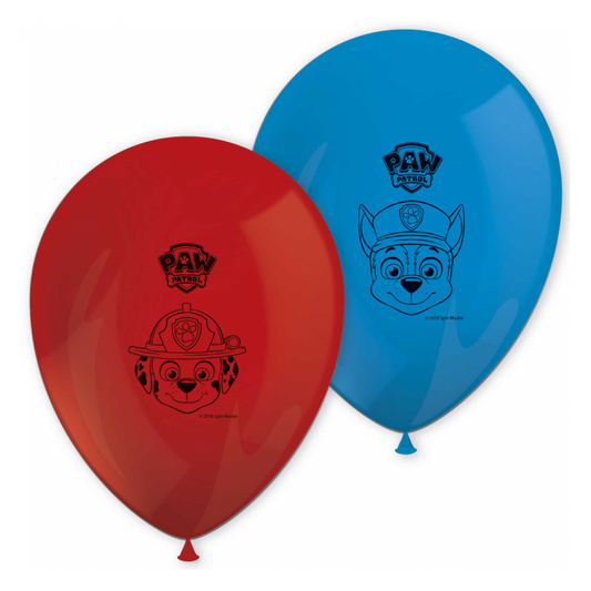 Paw Patrol Action Latex Balloons Pack of 8