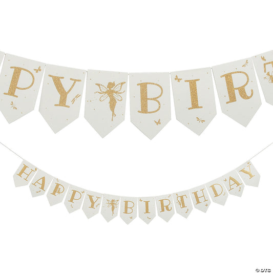 Fairy Happy Birthday Pennant Banner