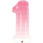 Pink Ombre Number 1 Supershape Foil Balloon