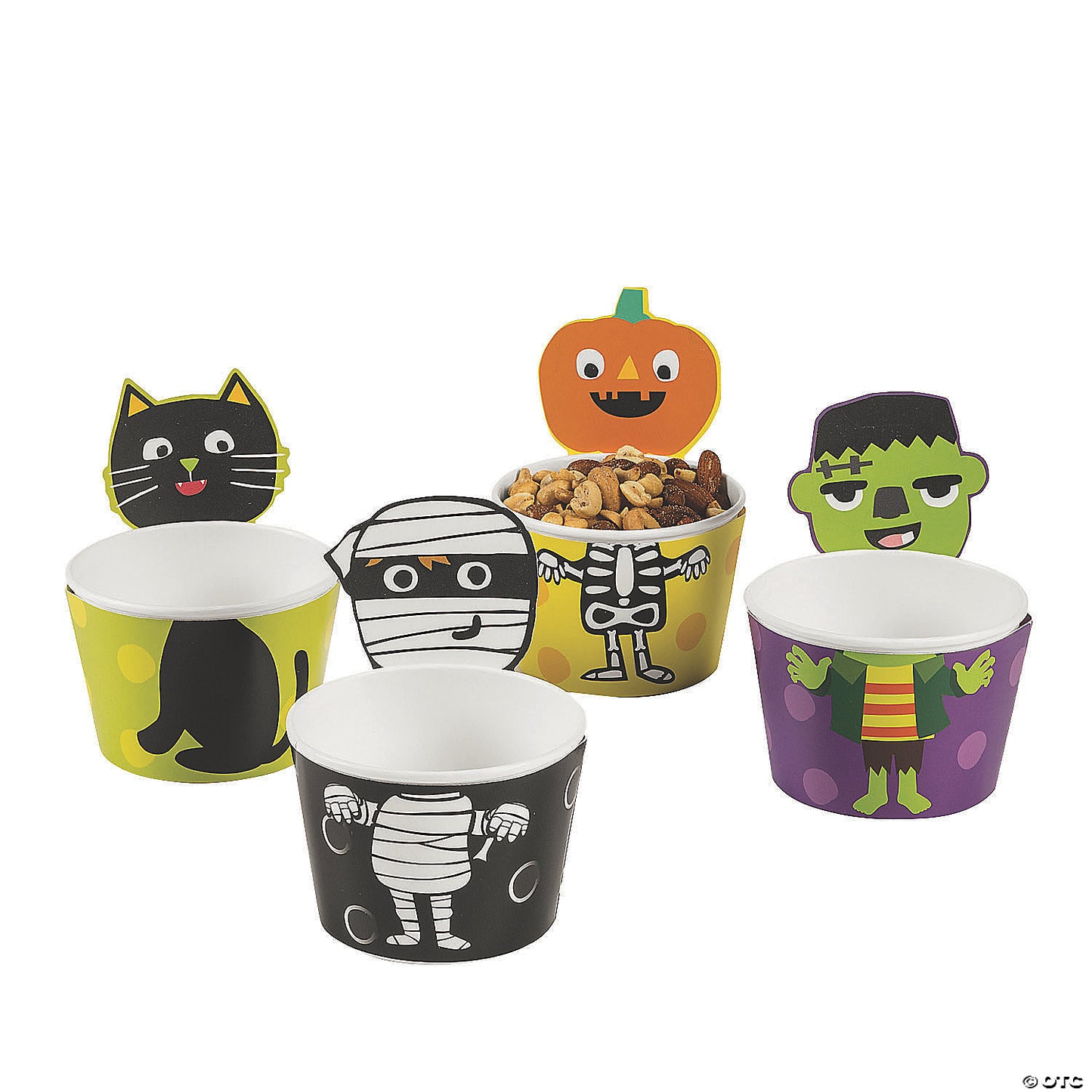 Ghoul Gang Paper Disposable Paper Snack Cups Pack of 12