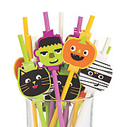 Ghoul Gang Paper Straws pack of 24