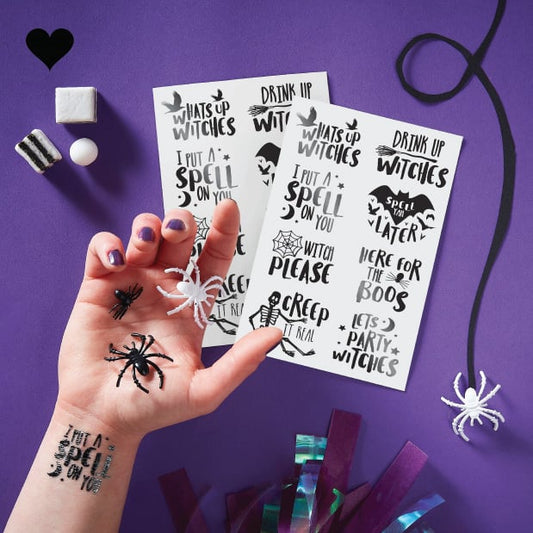 Creep It Real Temp Tattoos