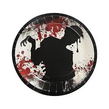 Zombie Paper Dessert Plates Pack of 8