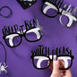 Creep It Real Black Fun Prop Glasses Pack of 8