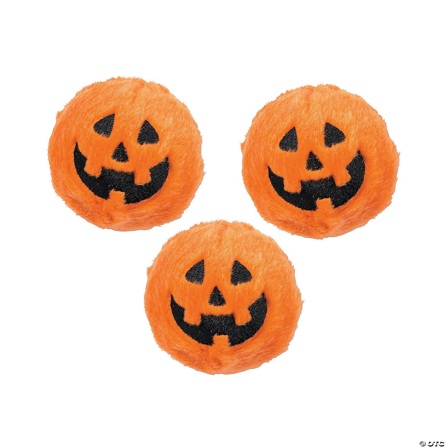 Mini Halloween Jack-O’-Lantern Bouncy Balls Pack of 3