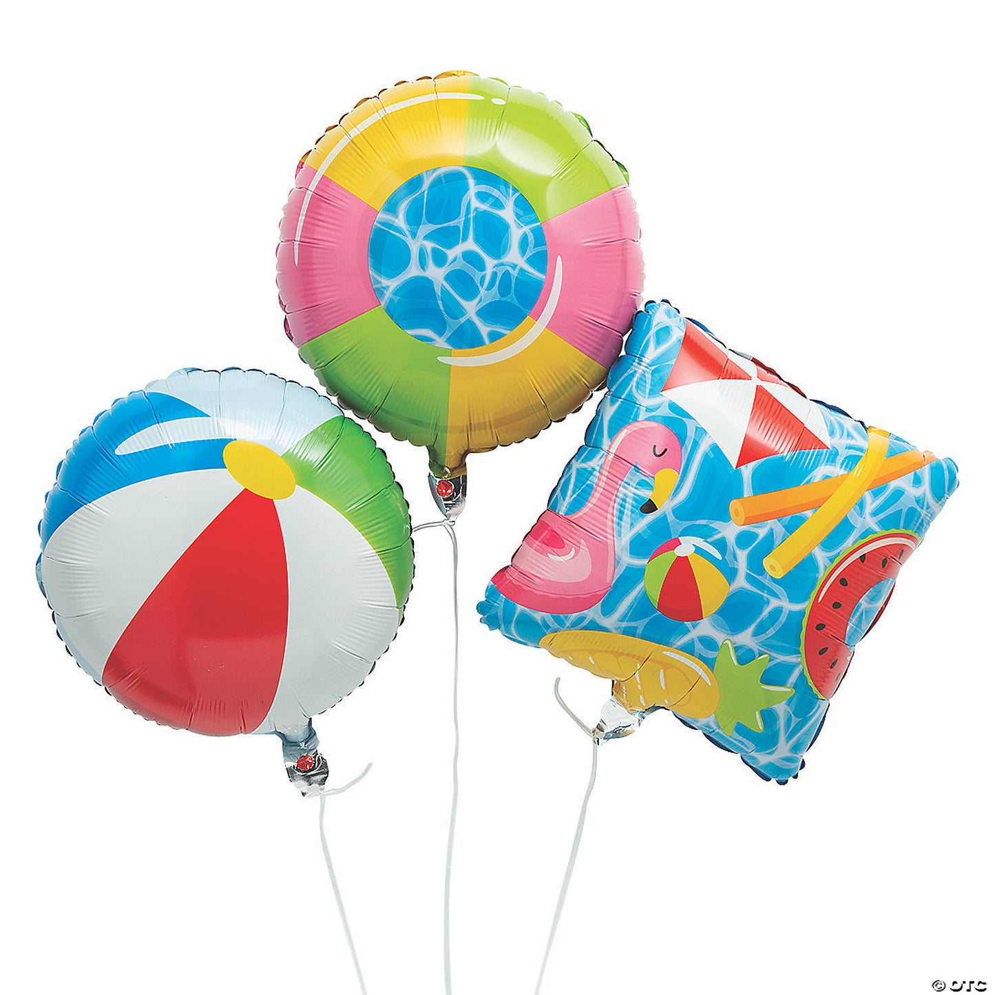 Pool Party Foil Balloon Set Pack of 3