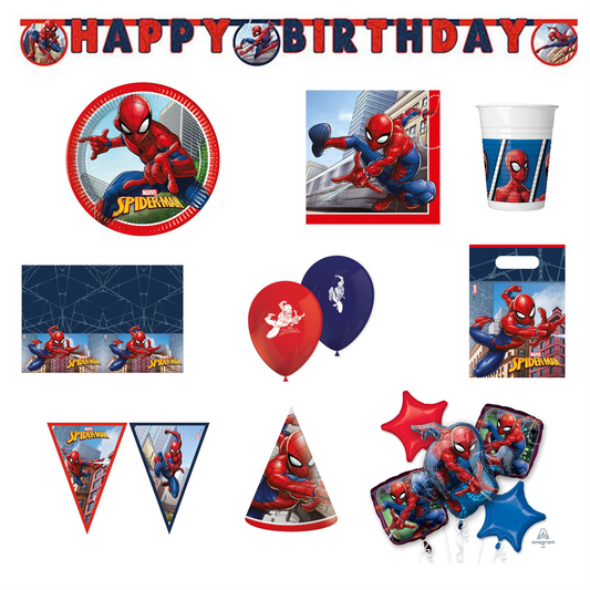 Spiderman Party Bundle Kit 8 Kids